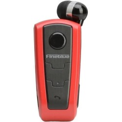 Fineblue F910 bluetooth hands free ακουστικό Κόκκινο