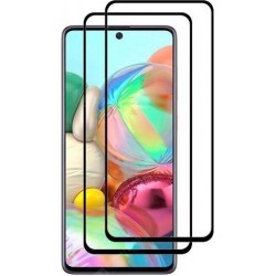 Full Glue Full Face Tempered Glass Black (Galaxy A71)