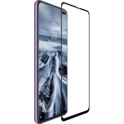 Full Face Tempered glass / Αντιχαρακτικό Γυαλί Πλήρους Οθόνης (Huawei P40 Lite) Μαύρο
