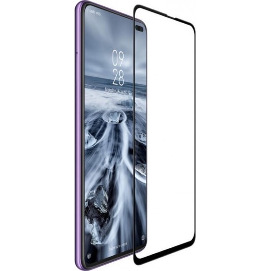 Full Face Tempered glass / Αντιχαρακτικό Γυαλί Πλήρους Οθόνης (Huawei P40 Lite) Μαύρο