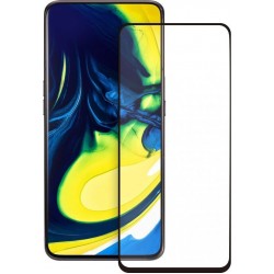Full Glue Full Face Tempered Glass Black (Galaxy A80)