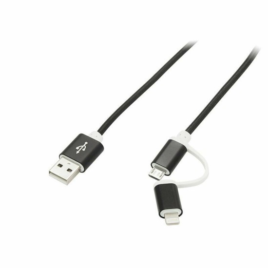 Καλώδιο USB A σε Micro USB - Lighning port 1m
