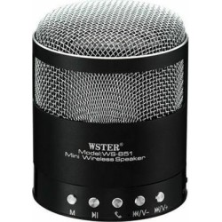 Μini bluetooth ηχείο WS-851 Ασημί