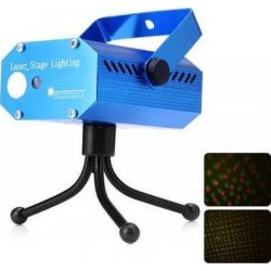 Mini ισχυρός Φωτορυθμικό Projector Laser YX-09 Mini Κόκκινο / Πράσινο