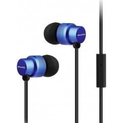 Awei ES-970i (Ακουστικά Hands-free In-Ear 3.5mm ) High performance Noise isolation explosive bass with MIC Μπλε