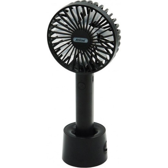 Andowl Φορητός Ανεμιστήρας Χειρός Mini Q-C21 Μαύρο