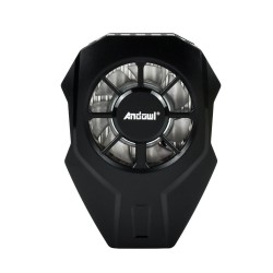 Ψύκτρα USB με RGB LED για Smartphone έως 6.7″ Andowl Q-CL10 – Μαύρο
