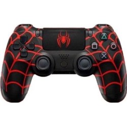 Ασύρματο Χειριστήριο Doubleshock 4 Bluetooth Για PS4 Spiderman Μαύρο oem