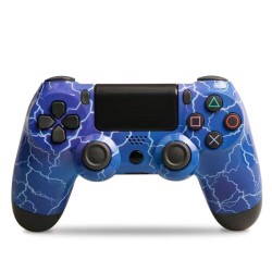 Ασύρματο Χειριστήριο Doubleshock 4 Bluetooth Για PS4 Lightning Μπλε oem