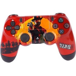 Ασύρματο Χειριστήριο Doubleshock 4 Bluetooth Για PS4 Red Dead Redemption oem