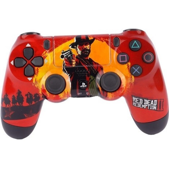 Ασύρματο Χειριστήριο Doubleshock 4 Bluetooth Για PS4 Red Dead Redemption oem