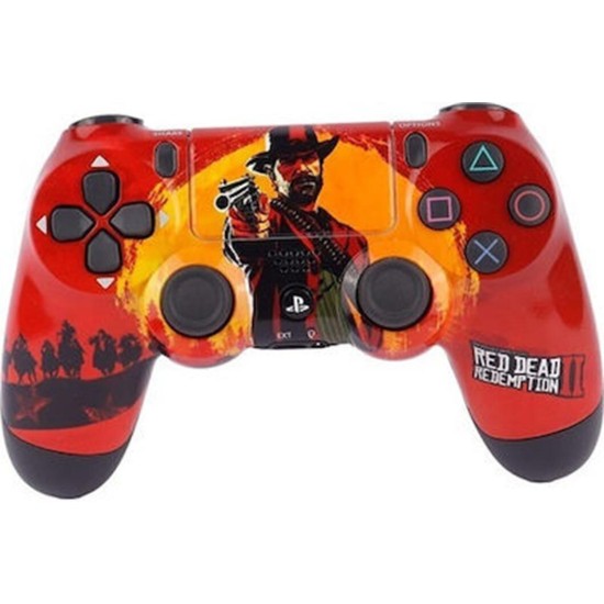 Ασύρματο Χειριστήριο Doubleshock 4 Bluetooth Για PS4 Red Dead Redemption oem