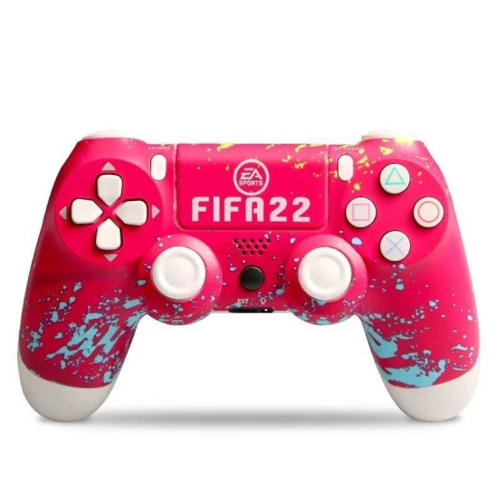Ασύρματο Χειριστήριο Doubleshock 4 Bluetooth Για PS4 FIFA ροζ oem