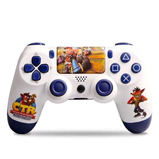 Ασύρματο Χειριστήριο Doubleshock 4 Bluetooth Για PS4 CTR WHITE/BLUE oem Ασύρματο Χειριστήριο Doubleshock 4 Bluetooth Για PS4 CTR WHITE/BLUE oem