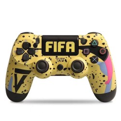 Doubleshock FIFA Ασύρματο Gamepad για PS4 - Κίτρινο oem