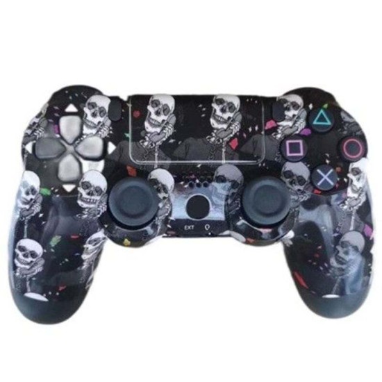 Doubleshock Ασύρματο Gamepad για PS4 Νεκροκεφαλές