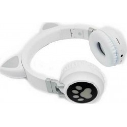 Andowl Cat Ear Q-EM3 Ασύρματα On Ear Ακουστικά Λευκά