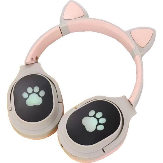 Ασύρματα On Ear Ακουστικά Μωβ VZV-380M Ροζ