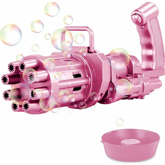Μηχανή για Σαπουνόφουσκες Bubble Gun Machine ΡΟΖ Μηχανή για Σαπουνόφουσκες Bubble Gun Machine ΡΟΖ