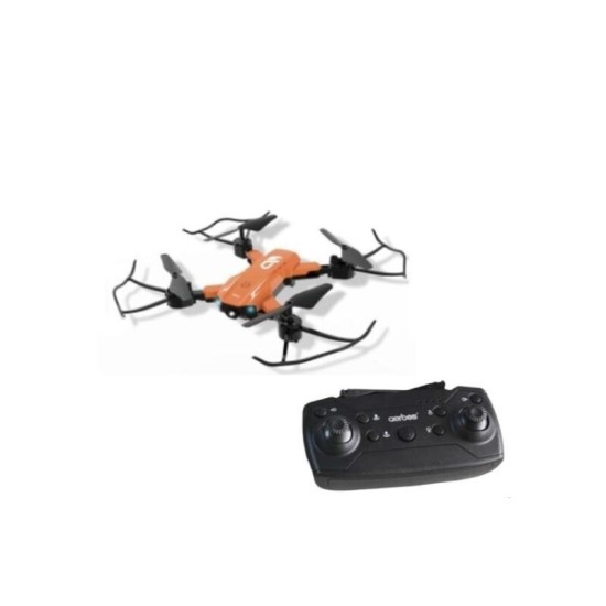 Drone με δομή 4 αξόνων και τηλεχειριστήριο πορτοκαλί AB-F712 AERBES