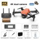 Drone E99 K3 Drone Mini WiFi με Κάμερα 1080p και Χειριστήριο, Συμβατό με Smartphone Orange