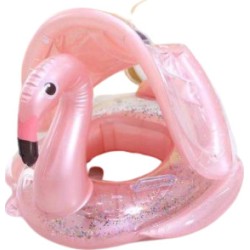 Σωσίβιο Swimtrainer με Σκίαστρο Ροζ Flamingo για Παιδιά Μέχρι 3 Ετών 800-75