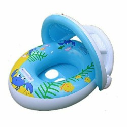 Σωσίβιο Swimtrainer με Μήκος 85εκ. και Σκίαστρο Μπλε