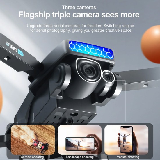 XF-S180 Drone FPV WiFi 2.4 GHz με Κάμερα 720p και Χειριστήριο Orange