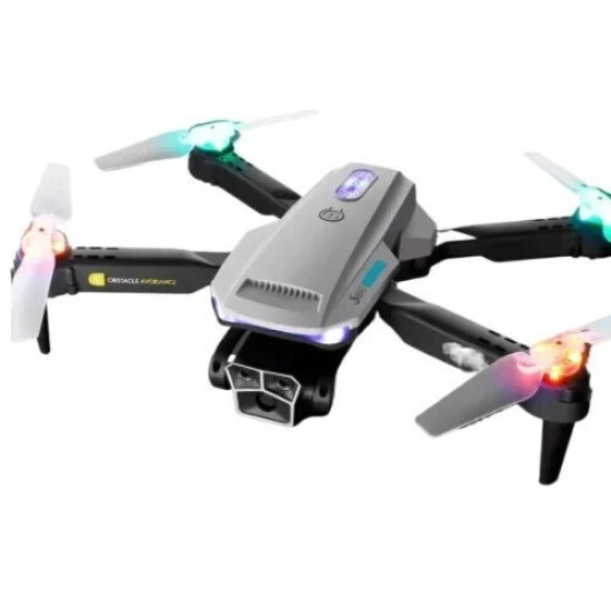 Drone S-82 HD με 3 Κάμερες, Αποφυγή εμποδίων & Τηλεχειριστήριο OEM Μαύρο