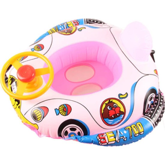 Περπατούρα Θαλάσσης Αυτοκινητάκι Ροζ 64cm