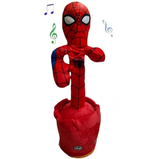 Παιδικός Κάκτος Spiderman που Χορεύει και Μιλάει- Dancing , Talking Cactus oem