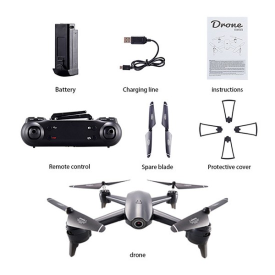 PIHOT DRONE P20 Optical Flow Position με Κάμερα + Χειριστήριο 1600mAH μπαταρία