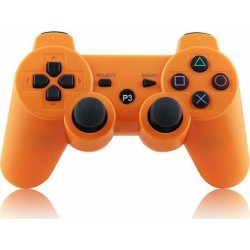 Doubleshock Ασύρματο Gamepad για PS3 Πορτοκαλί