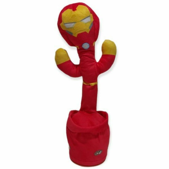 Κάκτος επαναφορτιζόμενος 32cm που χορεύει, τραγουδάει και μιλάει 32cm Gift Toys IronMan Cactus Dancing, Talking, Sing (oem)
