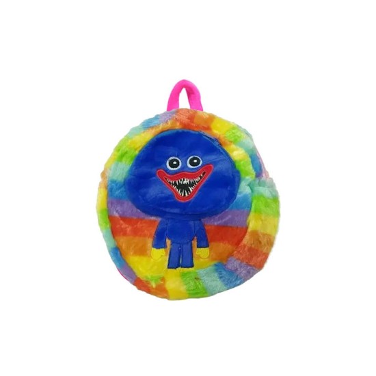 Backpack Λούτρινο Huggy Wuggy Blue Rainbow 28*30CM (G7409624) Backpack Λούτρινο Huggy Wuggy Blue Rainbow 28*30CM (G7409624)