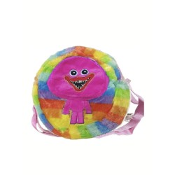 Παιδική Τσάντα Ώμου 23cm Huggy Wuggy Kissy Missy Rainbow (oem)
