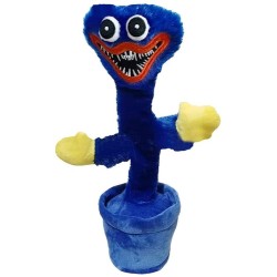 Huggy Wuggy Blue που Χορεύει και Μιλάει Επαναφορτιζόμενος 17x34εκ. 32cm