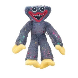 Huggy Wuggy βελούδινη κούκλα Γκρι Με Glitter 40cm