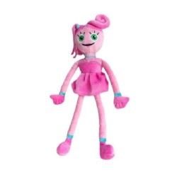 Huggy Wuggy βελούδινη κούκλα Μαμά Mommy Long Legs 45cm - Ροζ