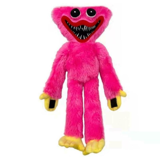 Huggy Wuggy βελούδινη κούκλα Ροζ 55cm