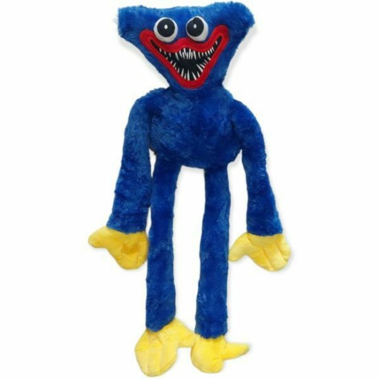 Huggy Wuggy βελούδινη κούκλα Μπλέ 77cm