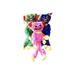 3 τμχ Huggy Wuggy κούκλα Οικογένεια Blue-Pink-Green 40cm