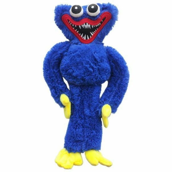 Huggy Wuggy βελούδινη κούκλα Μπλέ 40cm