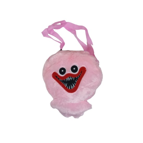 Backpack Λούτρινο Huggy Wuggy ΡΟΖ 28*30CM (G740960)