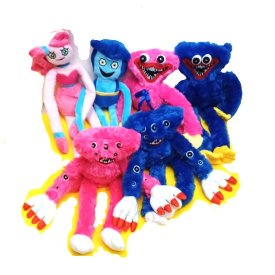 Huggy Wuggy βελούδινη κούκλα Κόκκινη 40cm Huggy Wuggy βελούδινη κούκλα Κόκκινη 40cm