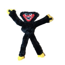 Huggy Wuggy βελούδινη κούκλα Μαύρο 44cm