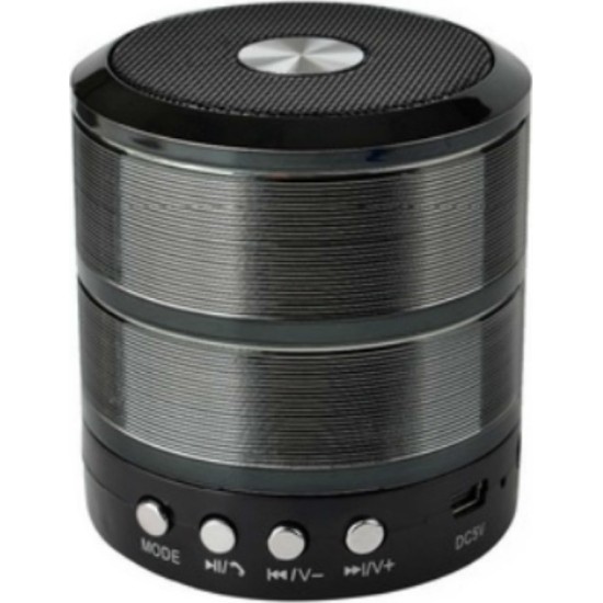Bluetooth Ηχείο Mp3 Player & FM WS-887 BLACK