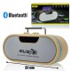 Φορητό Bluetooth Ηχείο FM, USB, Κάρτα TF Andowl QW09 – Μπεζ