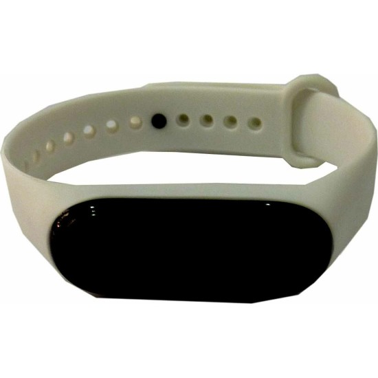 Smart Band Ρολόι με Bluetooth M4 Λευκό oem
