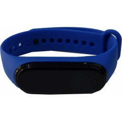 Smart Band Ρολόι με Bluetooth M4 Μπλέ Ανοιχτό oem